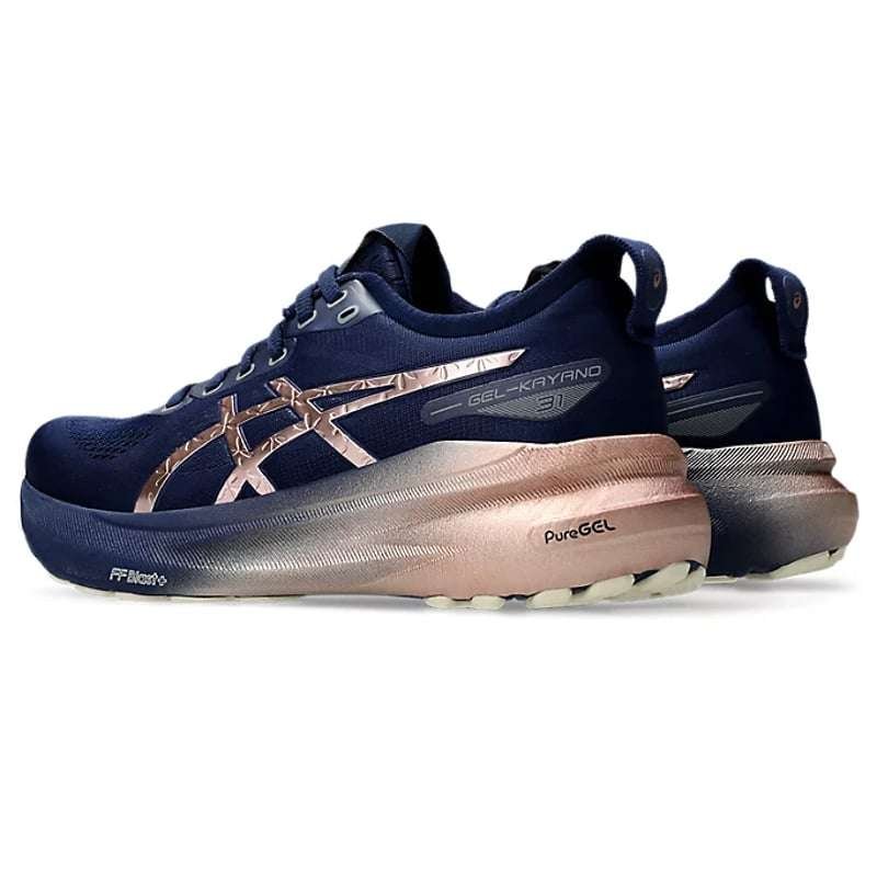 Asics Gel-Kayano 31 Blue Expanse & Rose Gold - Image 4